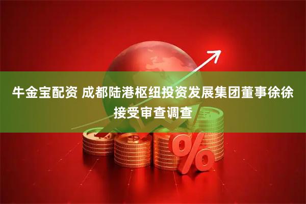 牛金宝配资 成都陆港枢纽投资发展集团董事徐徐接受审查调查