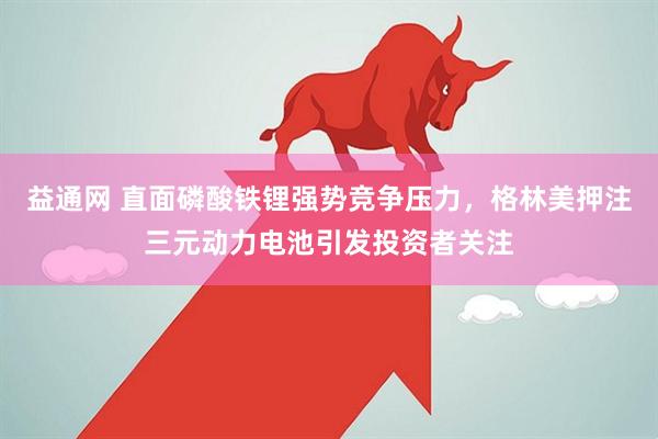 益通网 直面磷酸铁锂强势竞争压力，格林美押注三元动力电池引发投资者关注