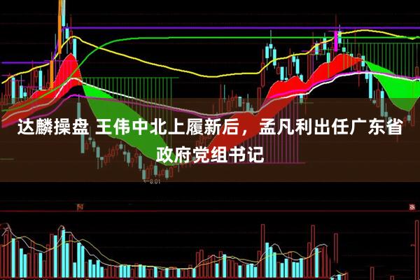 达麟操盘 王伟中北上履新后，孟凡利出任广东省政府党组书记