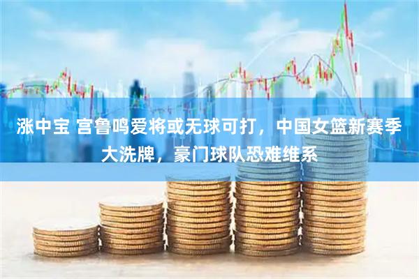 涨中宝 宫鲁鸣爱将或无球可打，中国女篮新赛季大洗牌，豪门球队恐难维系